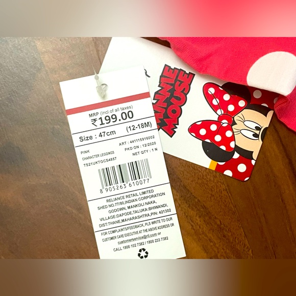 Minnie Mouse Leggings - Picture 3 of 3